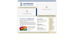Desktop Screenshot of lloydmex.com
